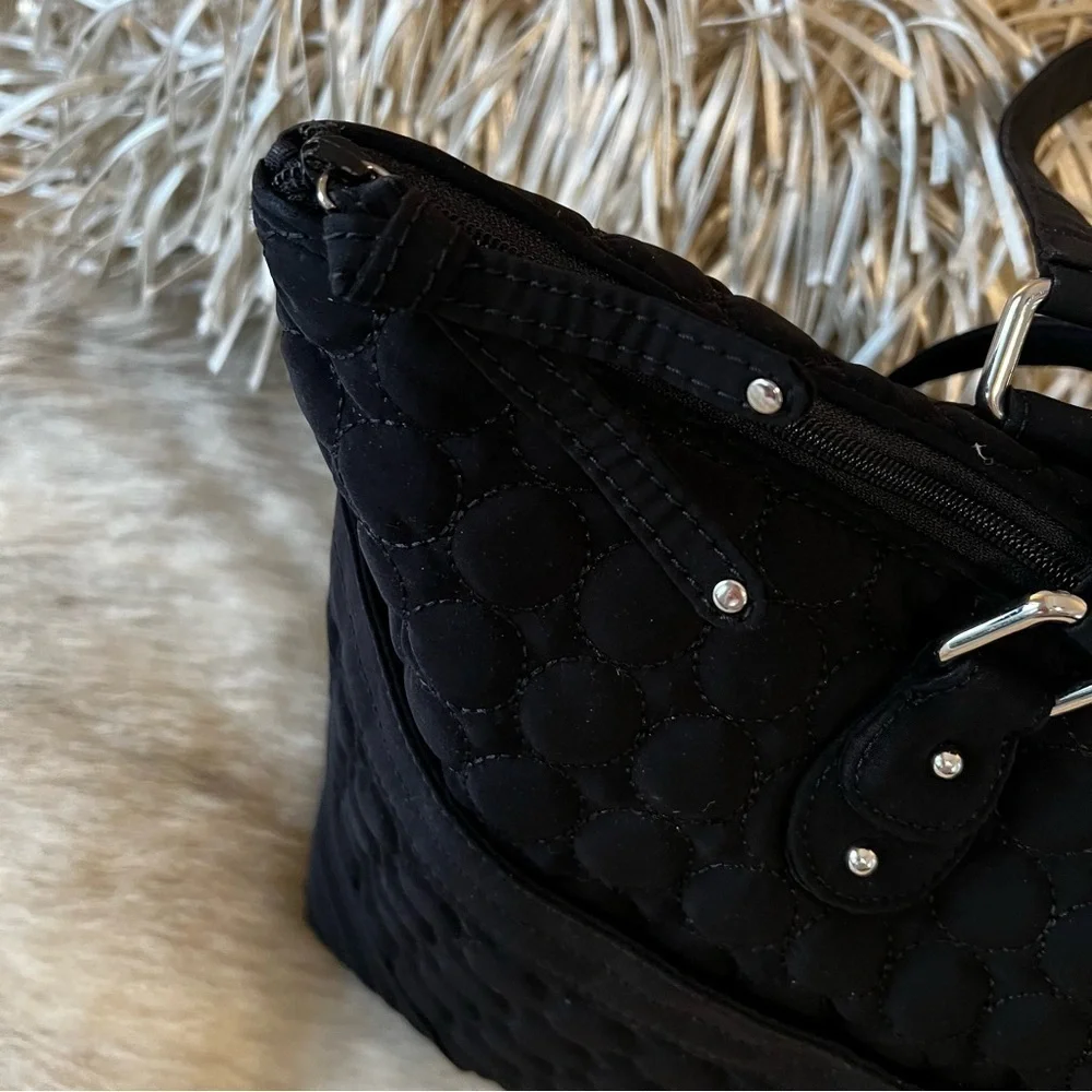 VERA BRADLEY Baroque 2010 Ultimate Baby Performance Twill Black Diaper Bag Pad